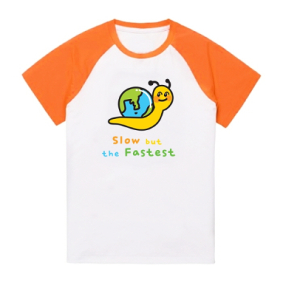 [반티/단체티/나그랑] 지구를 사랑하는_빠른 달팽이 (국내산/순면/아트/반팔/나그랑티셔츠/30수/전사/추가별도인쇄가능)