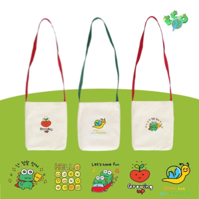 [JD가방/마이제이디]  귀요미_미니크로스_에코백_플로깅백_아트디자인 5종(단체가방/물병,핸드폰가방/산책,소풍가방/추가별도인쇄가능)