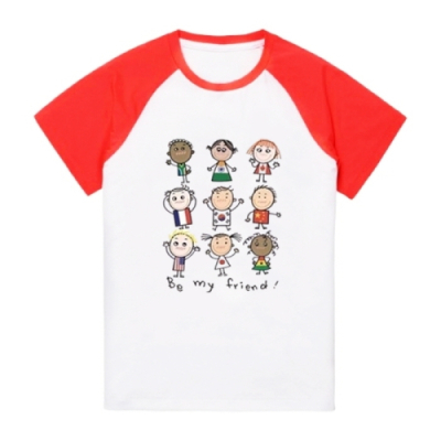 [반티/단체티]만국기 지구촌 친구들_나그랑(국내산/순면/나그랑/아트티셔츠/전사/반팔/30수/추가별도인쇄가능)