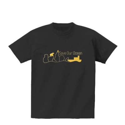 [반티/단체티] 포일아트_우리의 바다_골드색상 (국내산/순면/포일/아트티셔츠/반팔/30수/추가별도인쇄가능)