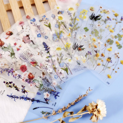 [레진아트/공예재료] 나만의 DIY 만들기_필름 꽃 스티커 세트 모음