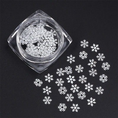 [레진아트/공예재료] 눈꽃 눈설정 금속파츠 모음 세트(화이트)