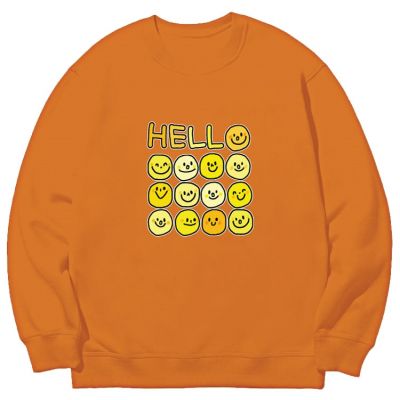 [반티/단체티/맨투맨] 온세상 친구들아_헬로헬로(국내산/특양면/아트티셔츠/긴팔/추가별도인쇄가능)