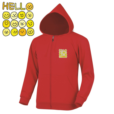 [반티/단체티/후드짚업] 온세상 친구들아_헬로헬로(국내산/특양면/긴팔/14호부터/별도추가인쇄가능)