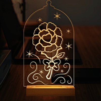 [마이제이디] 비취우드 램프 무드등_라이트보드 꾸미기 3종세트