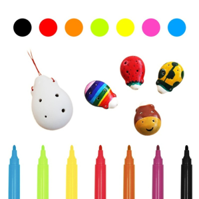 [마이제이디]DIY 도자기 미니 오카리나 그리기