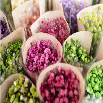 [마이제이디] 프리저브드 미니 안개꽃다발(10g/비누꽃추가선택가능)