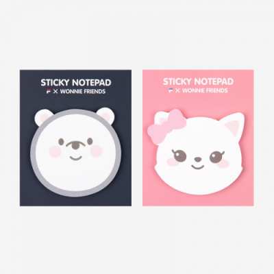 [휠라] 워니프렌즈  페이스 점착메모지