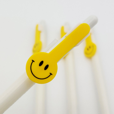 [스쿨피오디]메시지 필기구_옐로우 스마일 볼펜