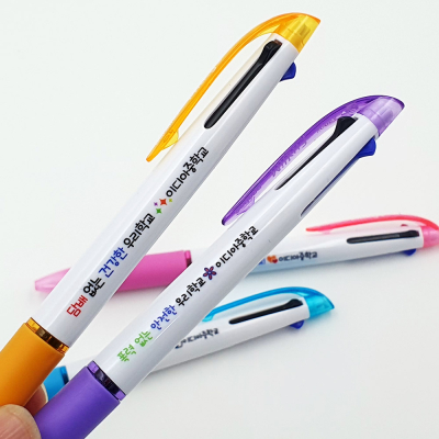 [스쿨피오디]메시지 필기구_밀키니들3색