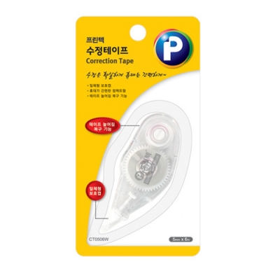 [프린텍] 수정테이프 CT0506W