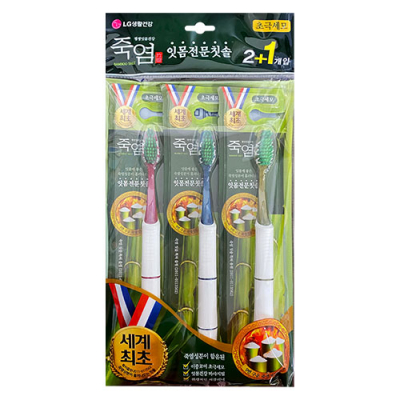 [LG] 죽염 잇몸전문칫솔 초극세모 칫솔 / 3개입