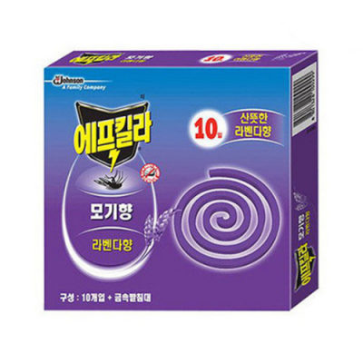 [존슨] 에프킬라 모기향 (라벤더/10입)