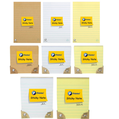 [프린텍] 포스트잇 라인 스티키노트 (8종 택1)