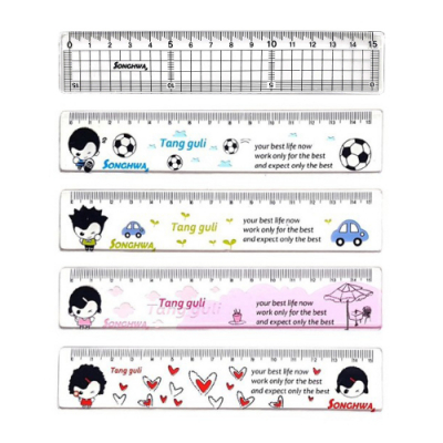 [송화] 15CM 자 (캐릭터/ 방안)