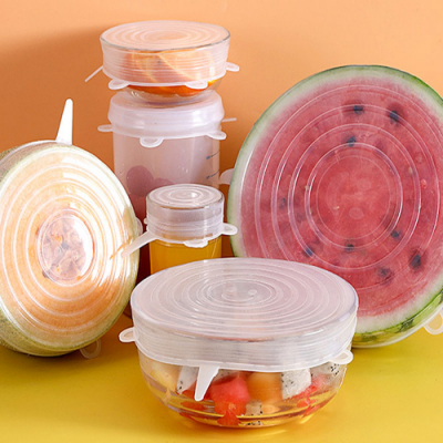 [신광사] 실리콘 다용도 뚜껑 다양한사이즈 6개입