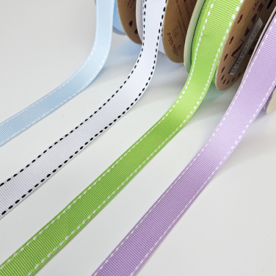 [디자인랩] 골직 스티치 리본(05/10/25mm)