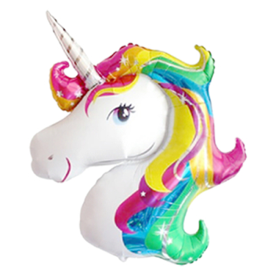 [유진문구] 유니콘 무지개 은박 풍선