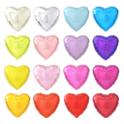 [유진문구] 하트(HEARTS) 45cm 은박 풍선 (색상랜덤)