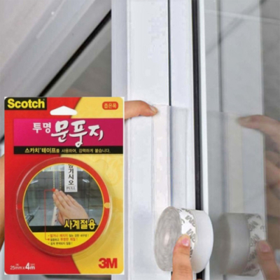 [3M] 스카치 사계절용 투명 문풍지 (좁은폭/8M/NO.2361)