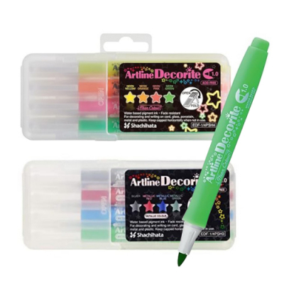 [아트라인] 데코라이트 4색 (메탈릭/파스텔)