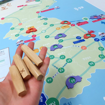 [학토재] 윷지도 (우리나라 지도 윷게임)