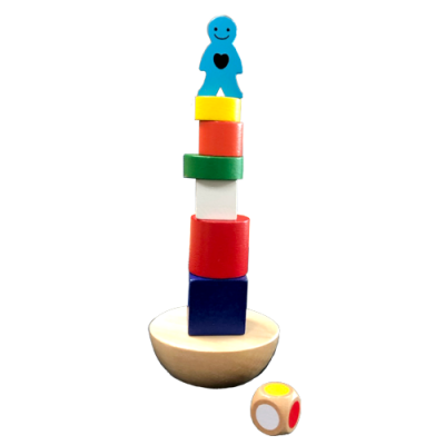 [학토재] 흔들탑 쌓기 (1인용 중심잡기 교구)