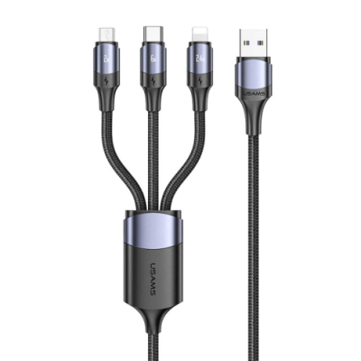 [유삼스]3-in-1 6A 고속 충전 케이블1.2m