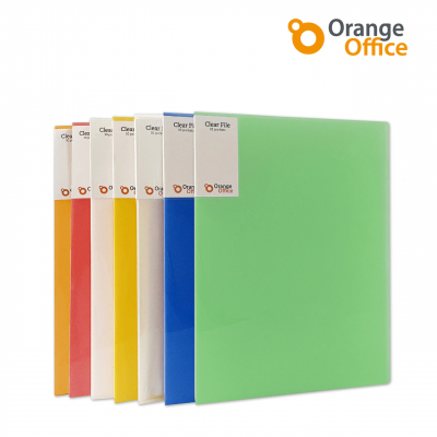 [오렌지오피스] 투명 애나멜 초음파 A4 클리어 화일 10매입