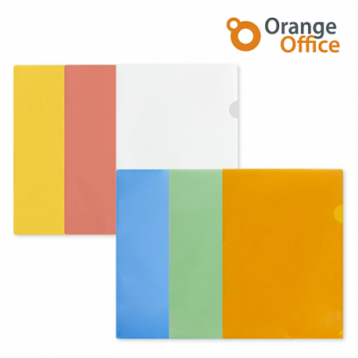 [오렌지오피스] 0.18 칼라 L홀더 100개입(6색 택1)