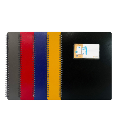 [오렌지오피스] A4 플러쉬 라벨 투톤 스프링 화일 악보 화일 (20매/40매)