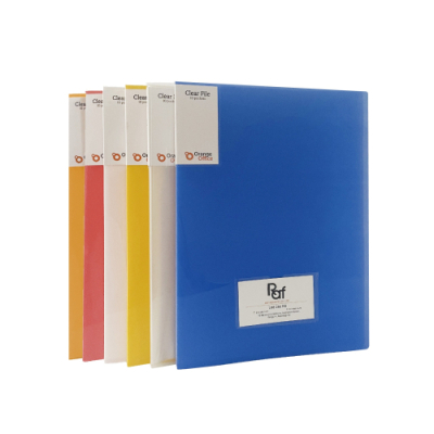 [오렌지오피스] A4 애나멜 초음파 클리어 화일 (명함형 10매)