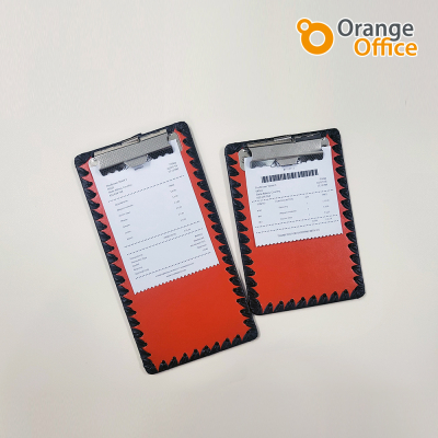 [오렌지오피스] 심플 오렌지 빌지판 영수증철