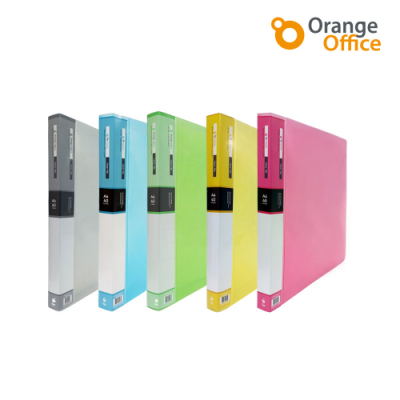 [오렌지오피스] 아이칼라 반투명 클리어파일  20매/40매 (리필 가능)