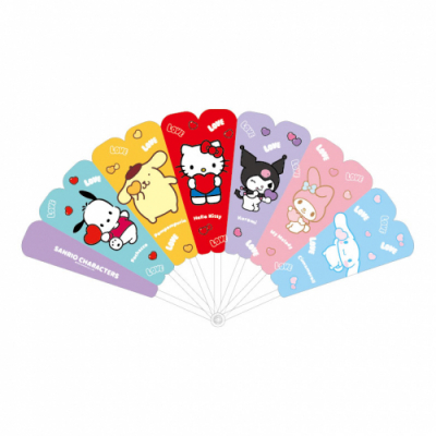 [산리오] 캐릭터즈 접이식 부채