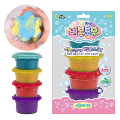 [타이콘] DIY 버블도우 50g 4색 천연비누만들기