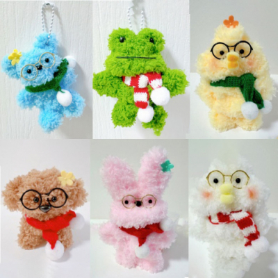 [리틀아이] DIY 뽀글뽀글 모루인형+악세사리 키링 만들기 세트