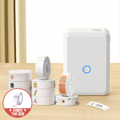 [시노링크] 휴대용 무선 라벨 프린터 라벨기 님봇 D110P