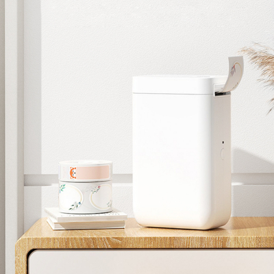 [시노링크] 네임스티커 무선 휴대용 소형 라벨프린터 D101