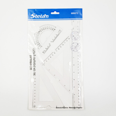 [위클] 스텔란 삼각자 각도기 세트(4PCS)