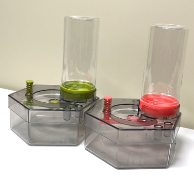 [위클] 클린브러쉬 투명 자동세척 물감통