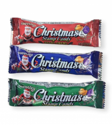 [위클] 크리스마스 스탬프 캔디 1개