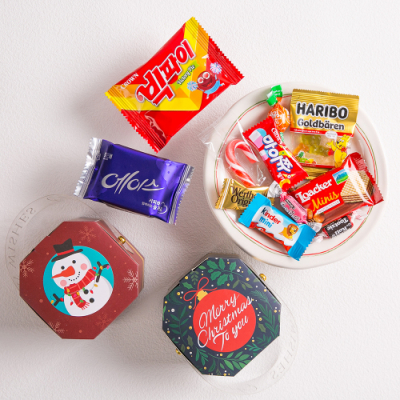 [달콤한자매들] 크리스마스 럭셔리 손잡이 간식선물