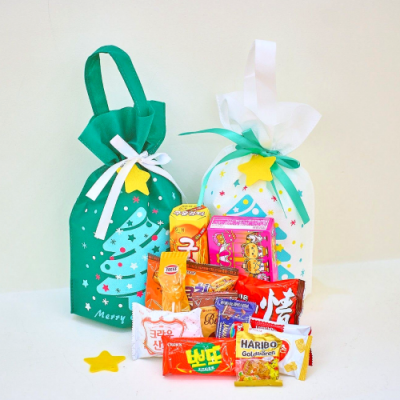 [달콤한자매들] 크리스마스 트리 손잡이 간식보따리