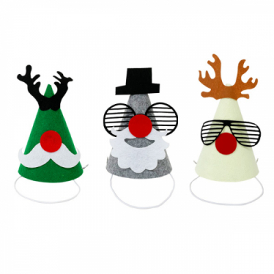 [토단교재] 펠트부직포 크리스마스 꼬깔모자 만들기