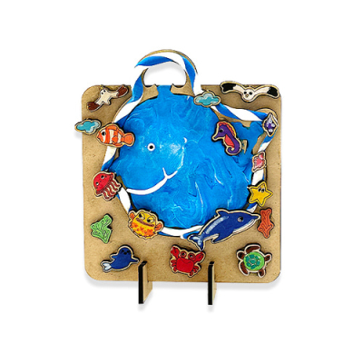 [토단교재] 바다 생물 액자 만들기 - 1인세트