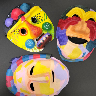 [미아아트] 전통 탈 만들기 한지 세트