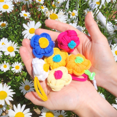 [미아아트] 양말목 꽃 키링 만들기 키트