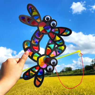 [미아아트] 4인용 잠자리 썬캐쳐 만들기 키트