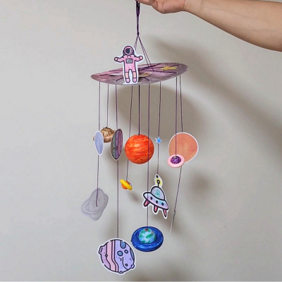 [미아아트] 태양계 우주 모빌 만들기 키트